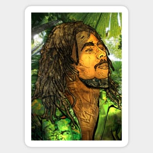 Rasta man Sticker